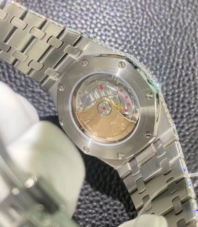 Iced Out Bust Down Watch | 41MM | White Gold