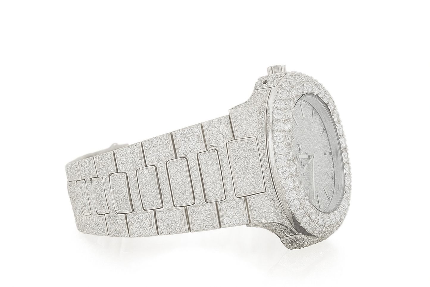 Iced Out | 40MM | Bust Down | Circular Bezzle