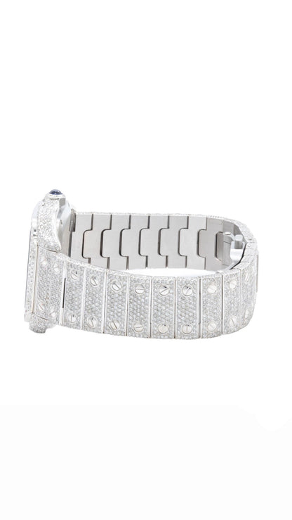 Iced Out Bust Down | 42MM | White Gold