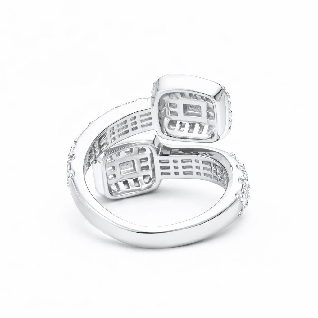 Baguette Cluster Ring