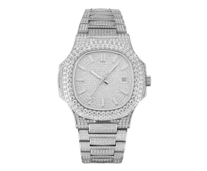 Iced Out | 40MM | Bust Down | Circular Bezzle