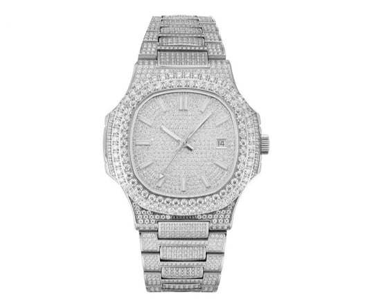 Iced Out | 40MM | Bust Down | Circular Bezzle