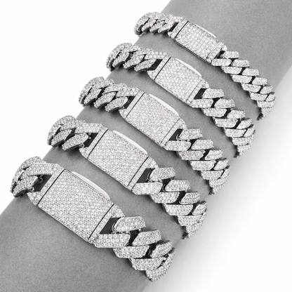 Cuban Link Prong Bracelets