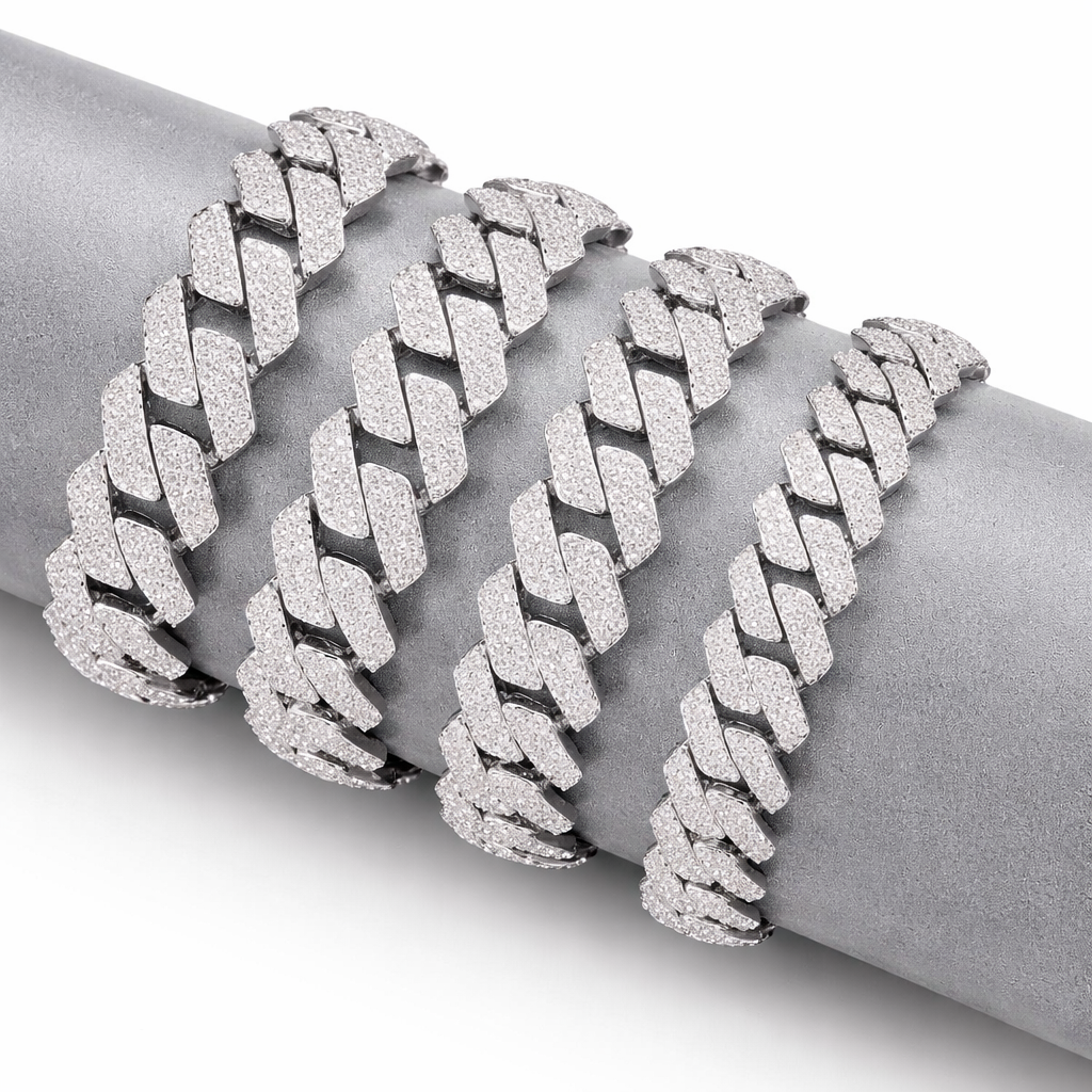 Cuban Link Prong Bracelets